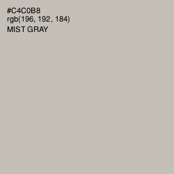 #C4C0B8 - Mist Gray Color Image
